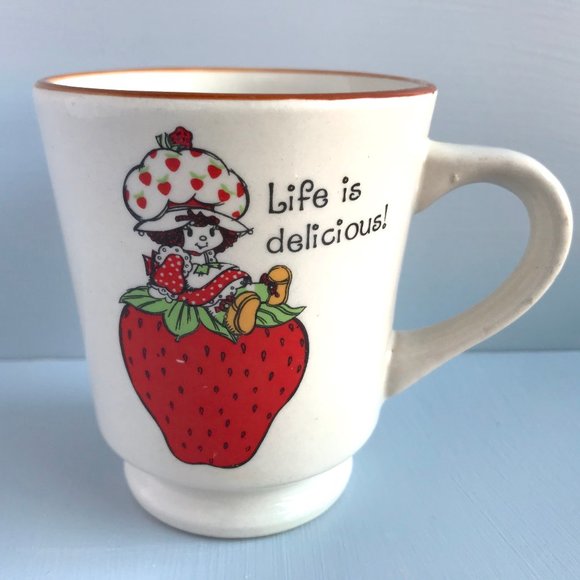 Strawberry Shortcake Other - VINTAGE Strawberry Shortcake Life is Delicious Mug